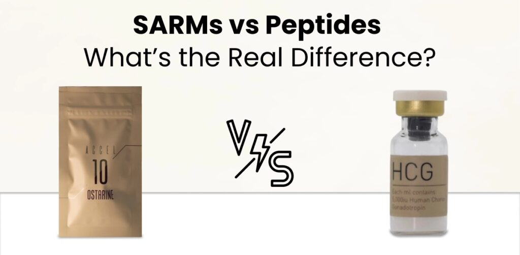 steroids vs SARMs vs peptides